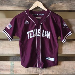 texas a&m baseball jersey adidas